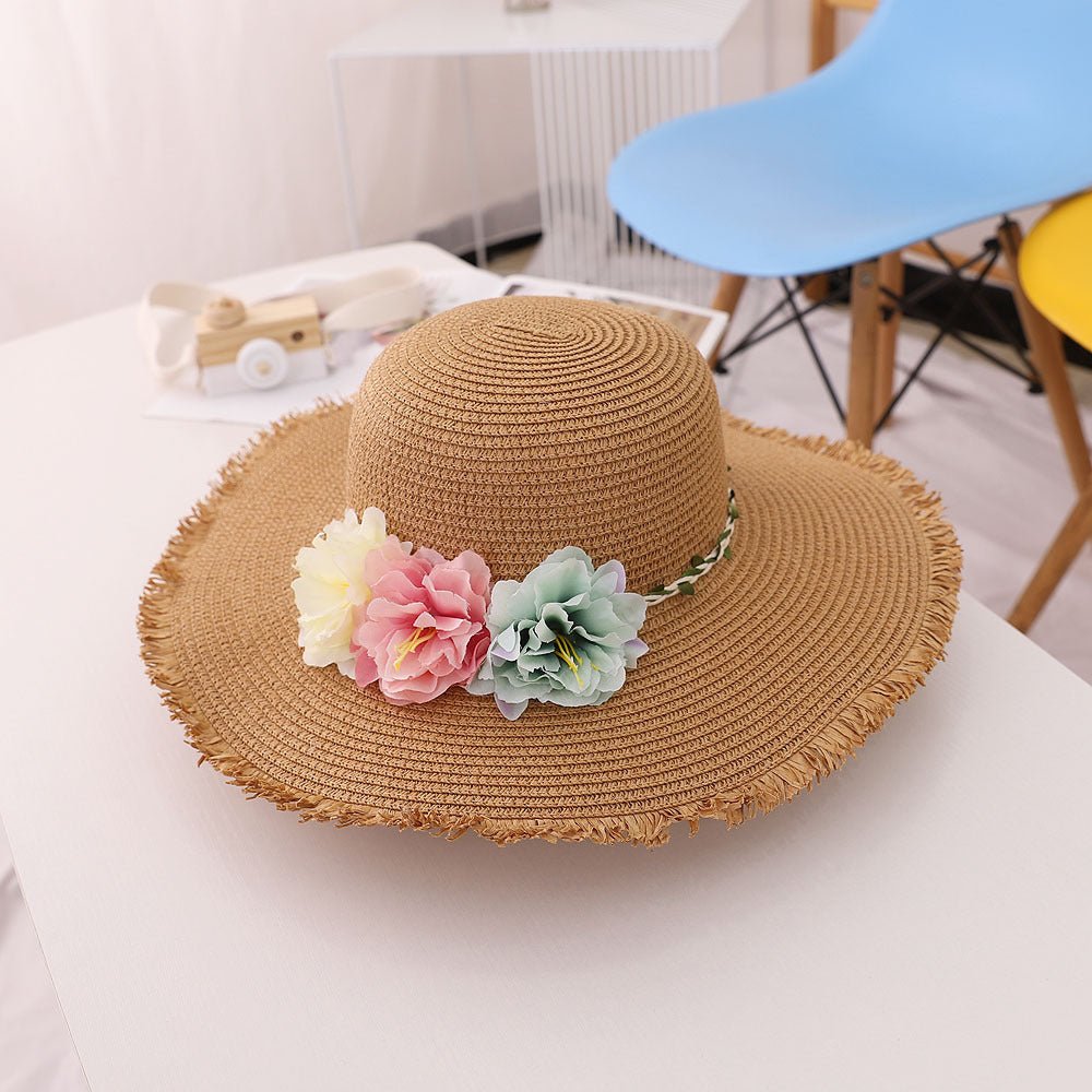 Flower Straw Hat - Urban Caps