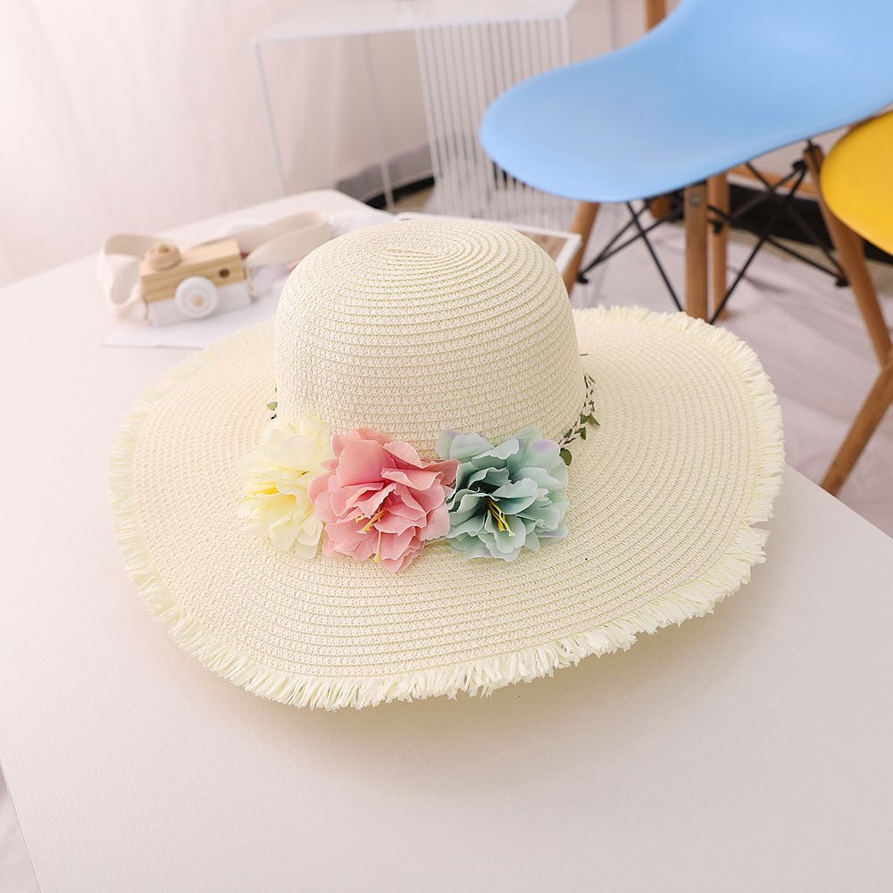 Flower Straw Hat - Urban Caps