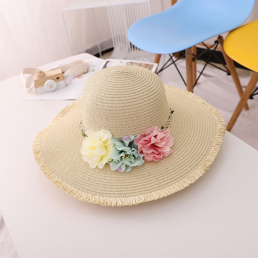 Flower Straw Hat - Urban Caps