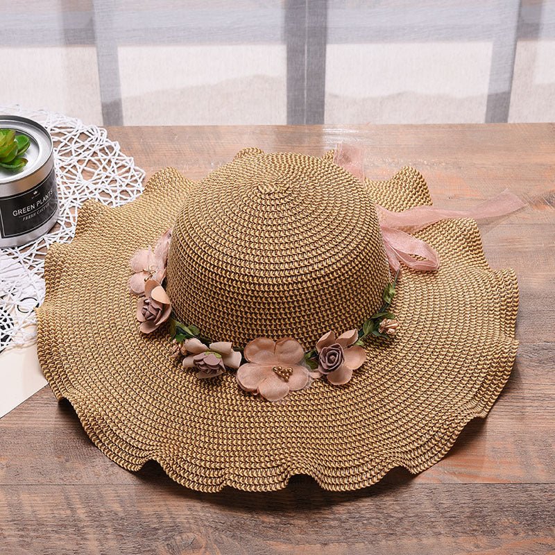 Flower Sun Hat Beach Outdoor Travel Hat - Urban Caps