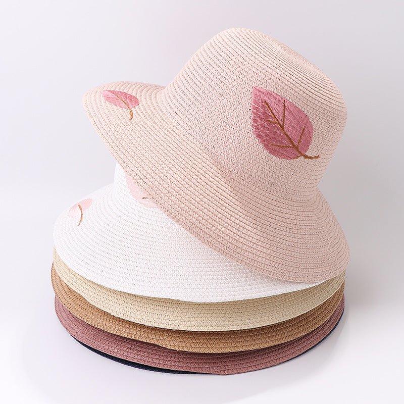 Foldable Hand Knitted Straw Hat - Urban Caps