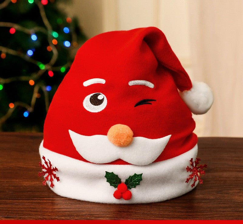 Glasses Christmas Santa Hat - Urban Caps