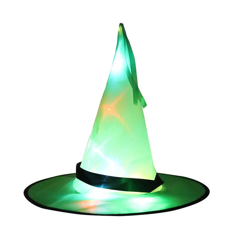 Halloween Party Decoration Props LED Glowing Witch Hat - Urban Caps