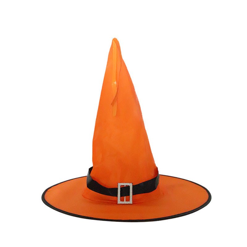 Halloween Party Decoration Props LED Glowing Witch Hat - Urban Caps