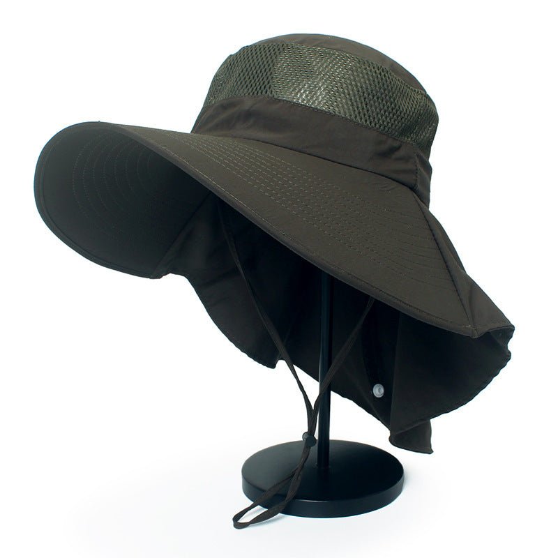 Hat Male Summer Sun Visor Fisherman Hat Outdoor Climbing Sun Hat Fedoras Hat - Urban Caps