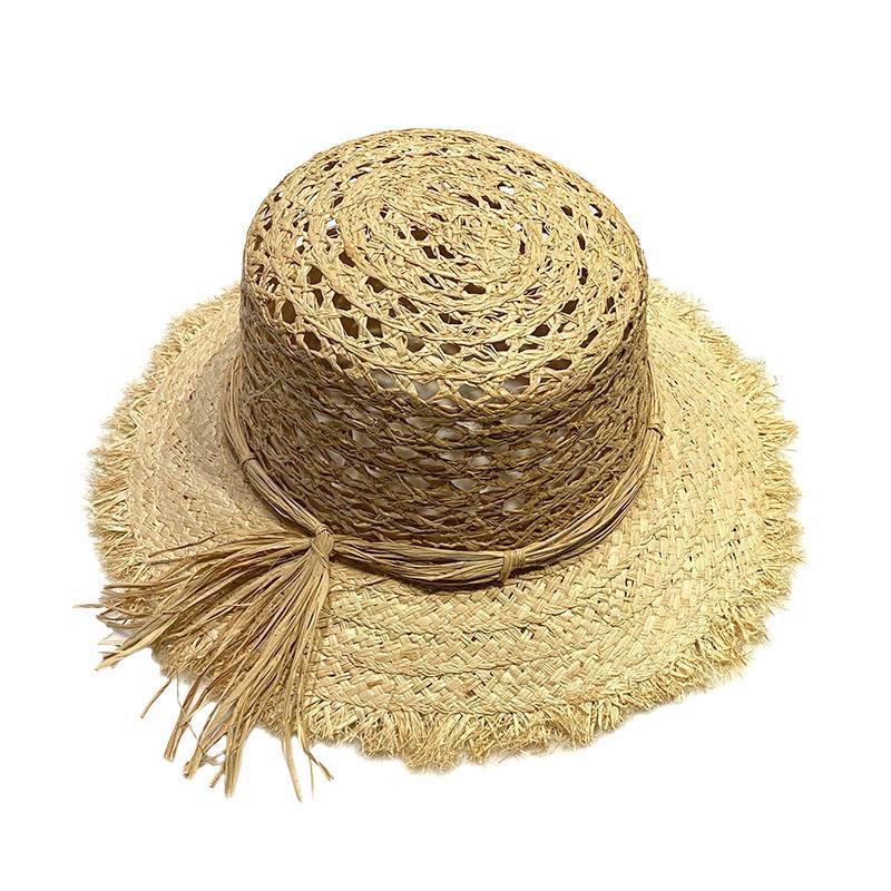 Hollow Fisherman Outdoor Beach Hat Women's Straw Hat - Urban Caps