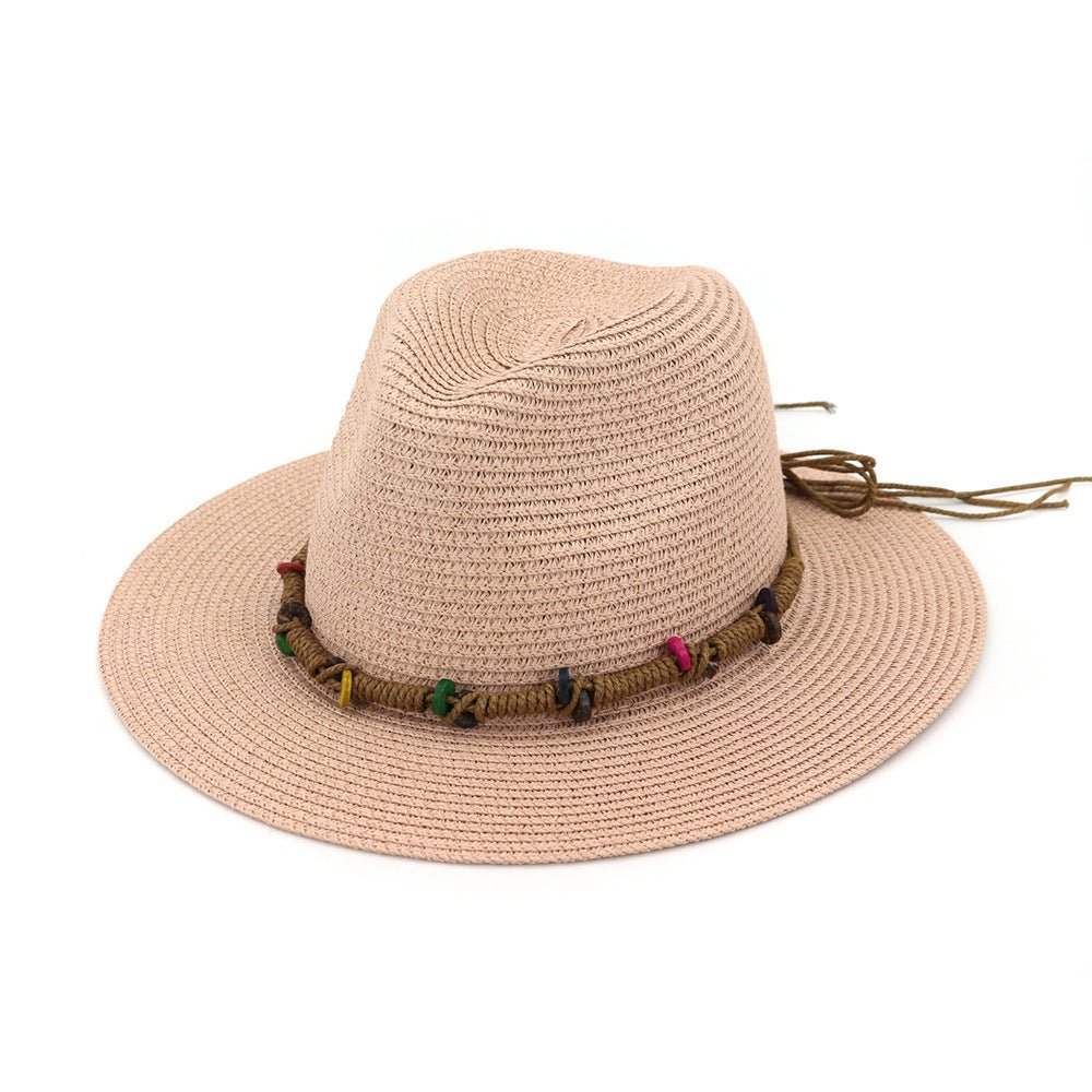 Jazz Sun Hat SpringSummer New Hat Female Beach Sun Protection Top Hat - Urban Caps