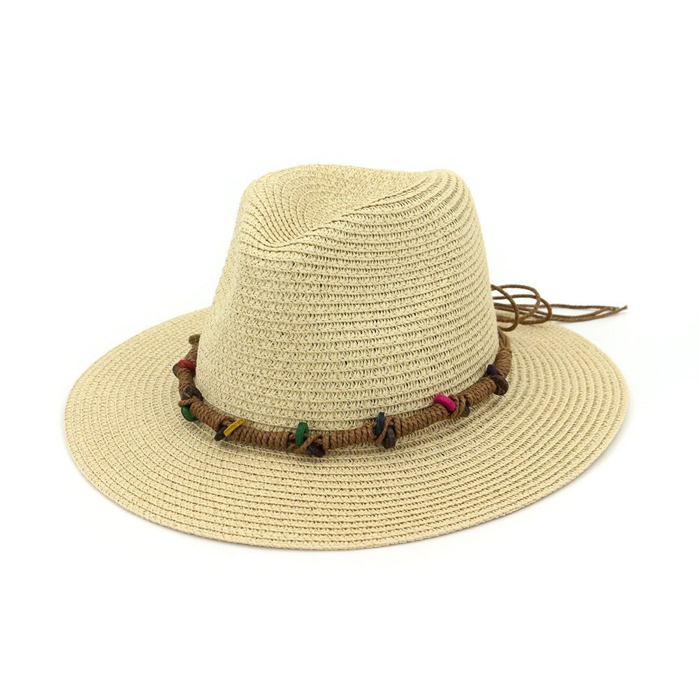Jazz Sun Hat SpringSummer New Hat Female Beach Sun Protection Top Hat - Urban Caps