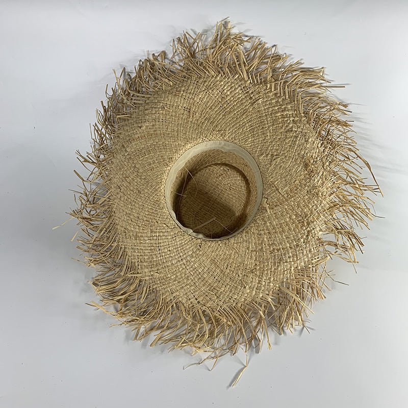Ladies Big Brim Straw Hat - Urban Caps