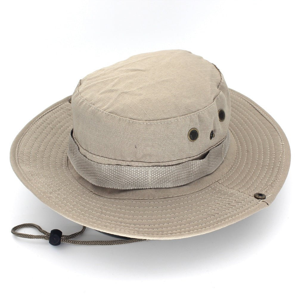 Leisure Jungle Round Hat Mountaineering Fishing Camouflage Fedoras Hat - Urban Caps