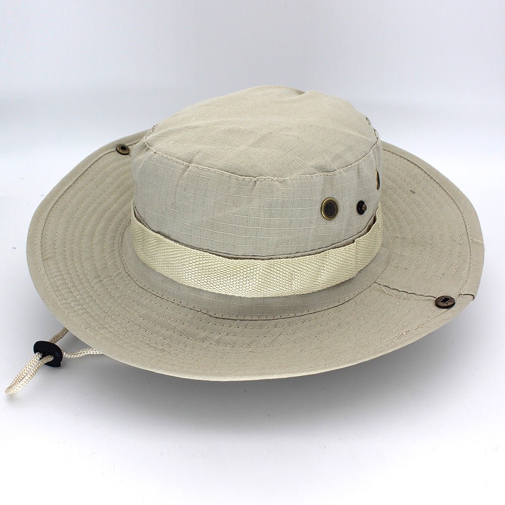 Leisure Jungle Round Hat Mountaineering Fishing Camouflage Fedoras Hat - Urban Caps