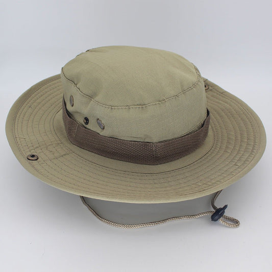 Leisure Jungle Round Hat Mountaineering Fishing Camouflage Fedoras Hat - Urban Caps