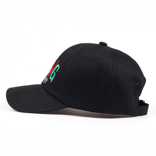 Letter Embroidered Visor Cap - Urban Caps