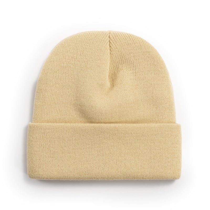 Light Board Knitted Hat Solid Color Beanies - Urban Caps