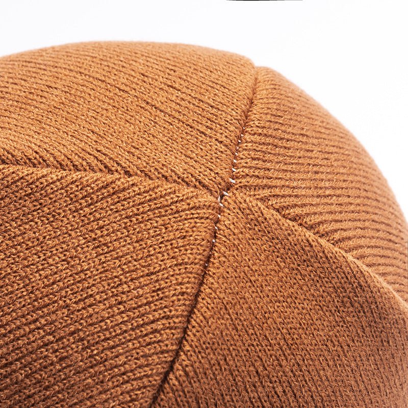 Light Board Knitted Hat Solid Color Beanies - Urban Caps