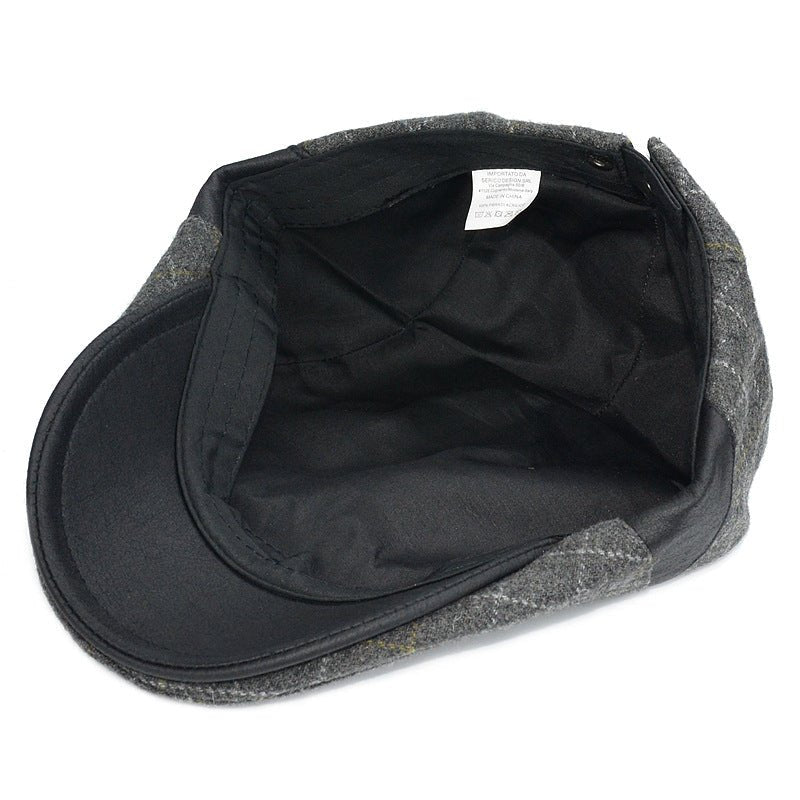 Men's Woolen cap Flat Cap - Urban Caps