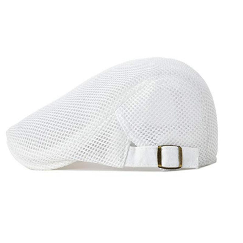 Mesh Adjustable Newsboy Beret Ivy Flat Cap - Urban Caps
