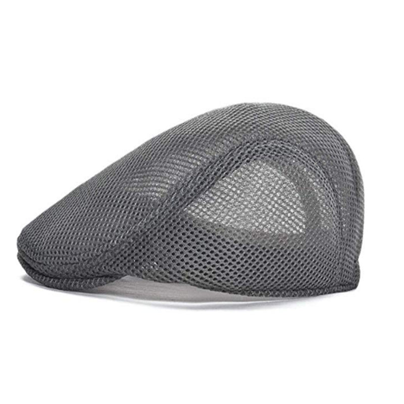 Mesh Adjustable Newsboy Beret Ivy Flat Cap - Urban Caps