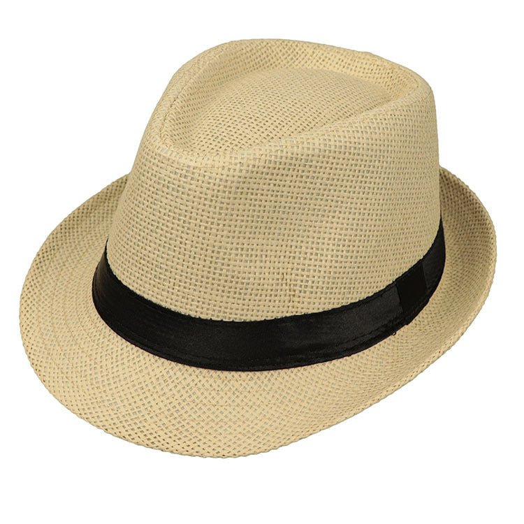 Monofilament Straw Hat Fedoras Hat - Urban Caps