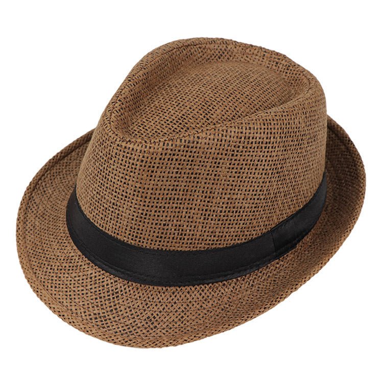 Monofilament Straw Hat Fedoras Hat - Urban Caps