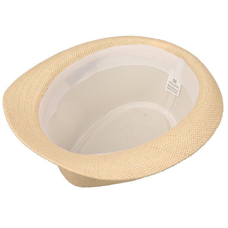 Monofilament Straw Hat Fedoras Hat - Urban Caps
