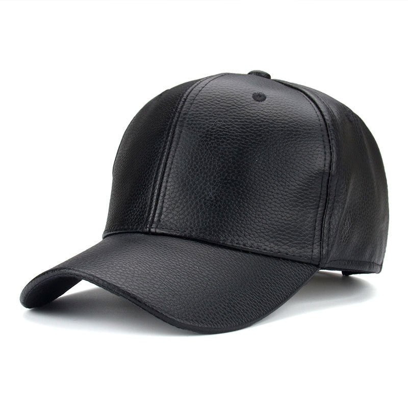 New Fashion PU black Baseball Cap Snapback Cap - Urban Caps