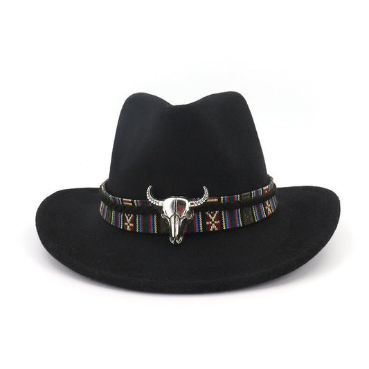 New Woolen Western Cowboy Hat - Urban Caps