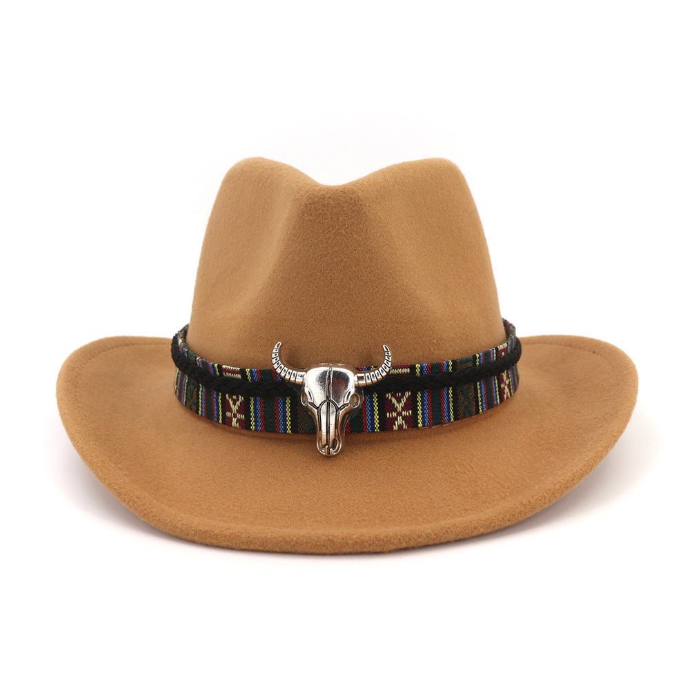 New Woolen Western Cowboy Hat - Urban Caps