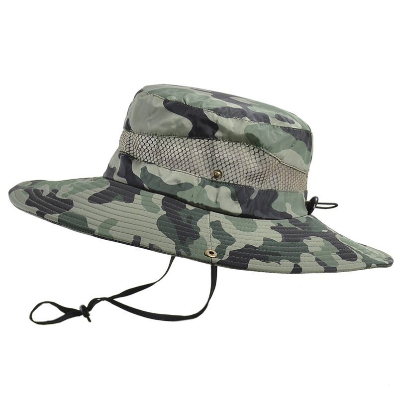 Outdoor Fisherman Hat Casual Jungle Round Brim Fedoras Hat - Urban Caps