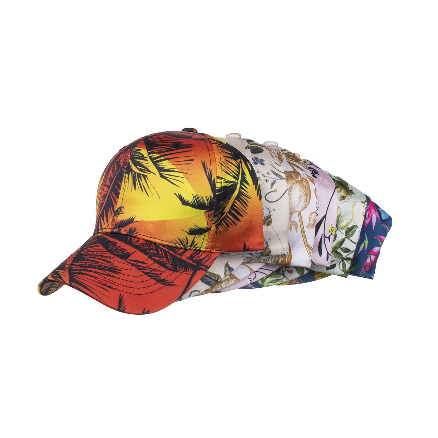 Printed Embroidered Sun Visor Cap - Urban Caps
