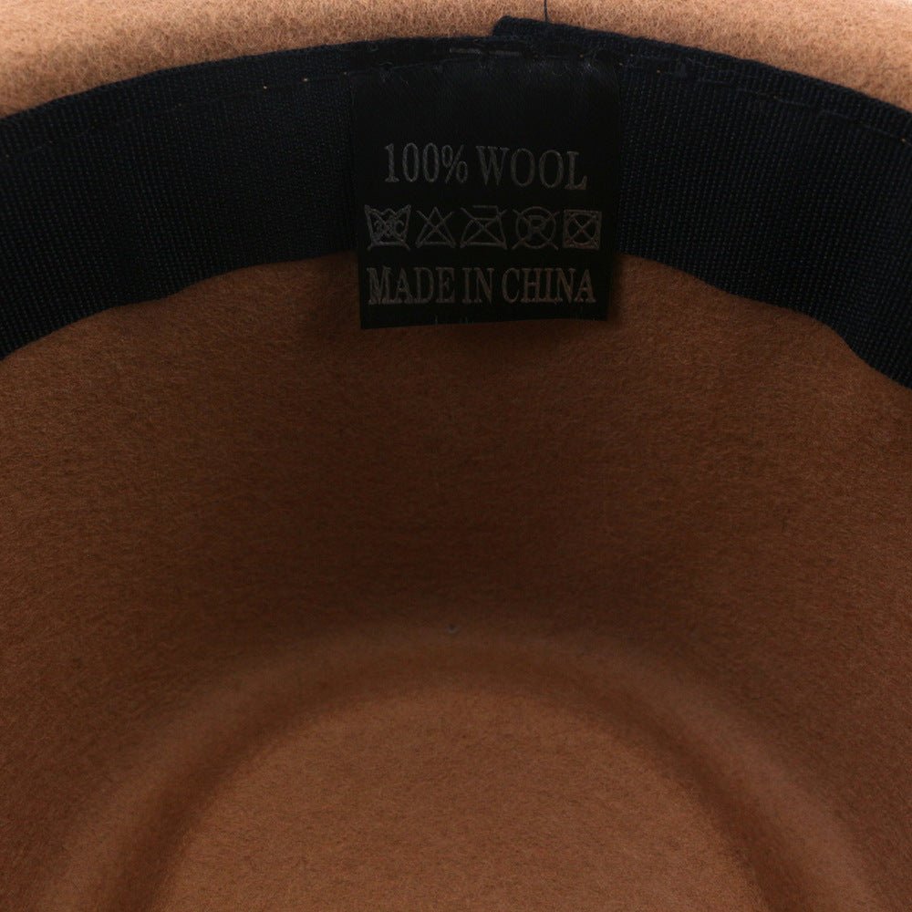 Pure Wool Top Hat Bowler Hat - Urban Caps