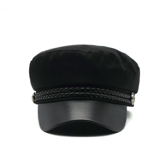 Retro Borderless Sports Flat Top Beret Flat Cap - Urban Caps