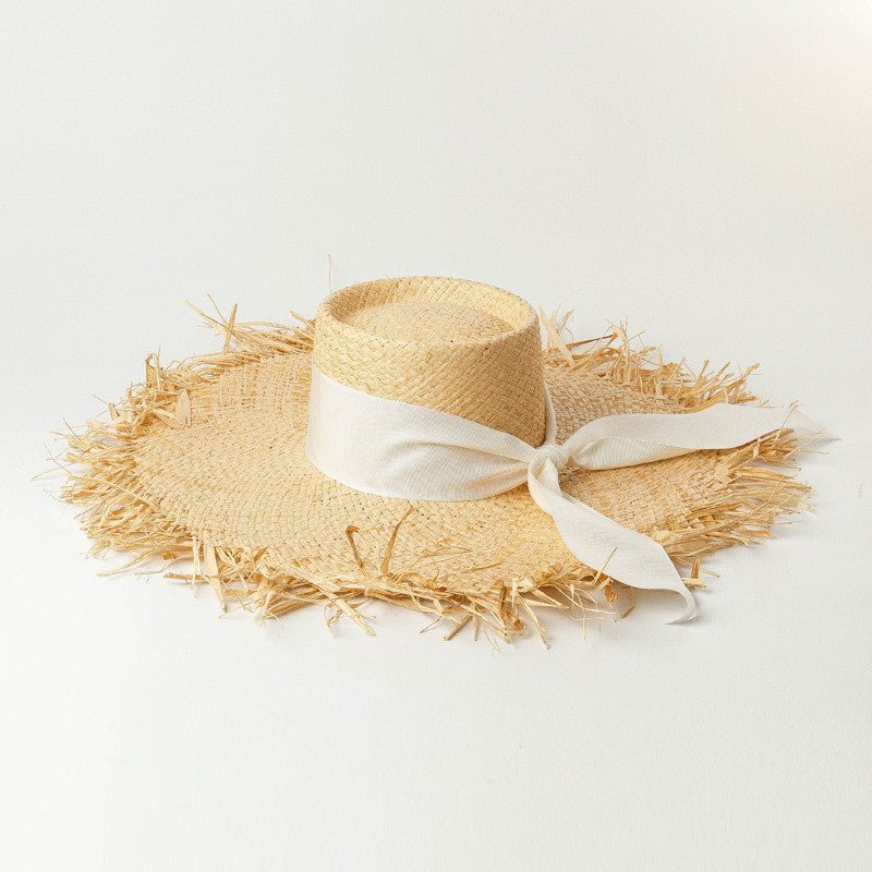 Ring Flat Straw Hat - Urban Caps