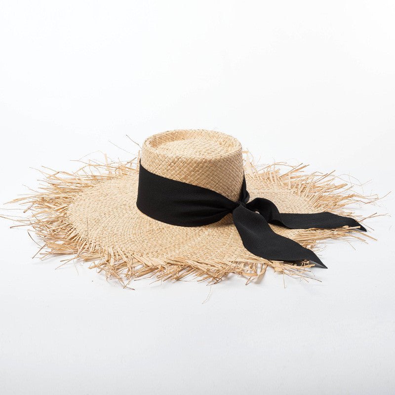 Ring Flat Straw Hat - Urban Caps