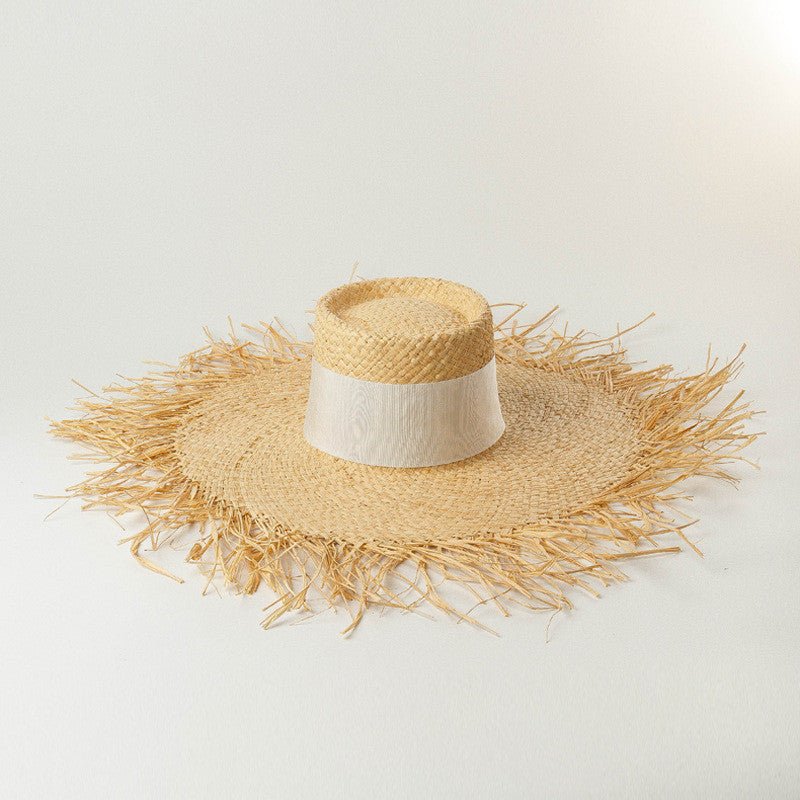 Ring Flat Straw Hat - Urban Caps