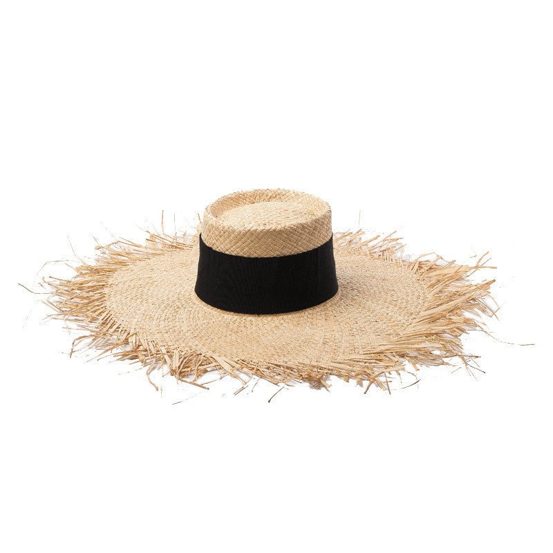Ring Flat Straw Hat - Urban Caps