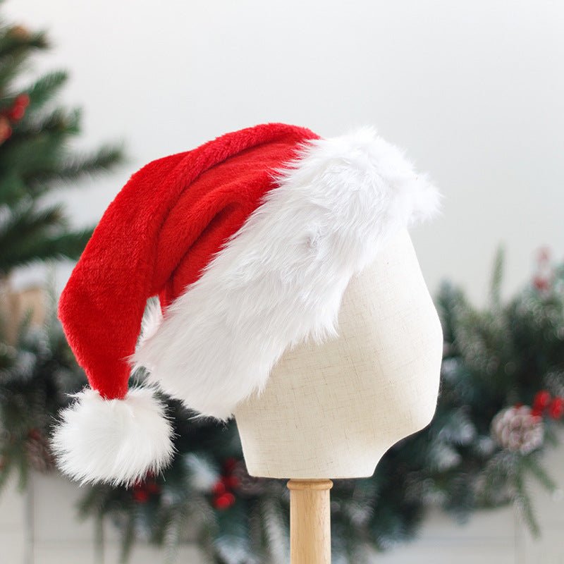 Santa Claus Hat Enlarged And Thickened Big Ball Christmas Santa Hat - Urban Caps