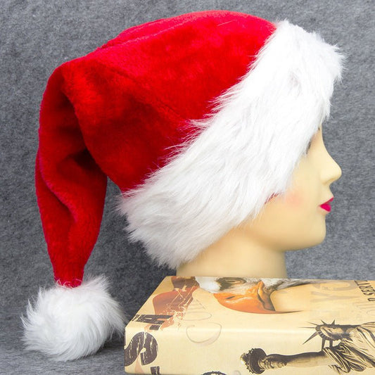 Santa Claus Hat Enlarged And Thickened Big Ball Christmas Santa Hat - Urban Caps