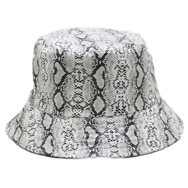 Snake Print Fisherman Hat men And Women Street Fedoras Hat - Urban Caps