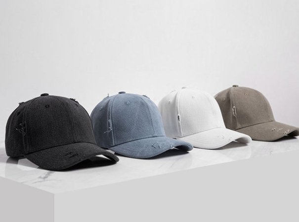 Solid Color Baseball Visor Cap - Urban Caps