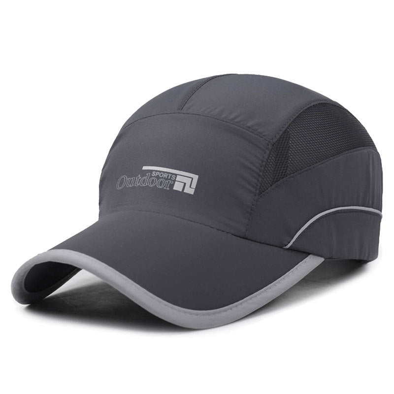 Summer Men's Sun Visor Fishing Hat Cycling Quick Drying UV Protection Visor Cap - Urban Caps
