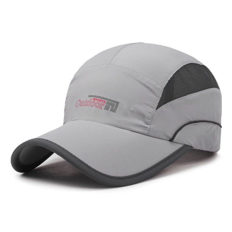 Summer Men's Sun Visor Fishing Hat Cycling Quick Drying UV Protection Visor Cap - Urban Caps