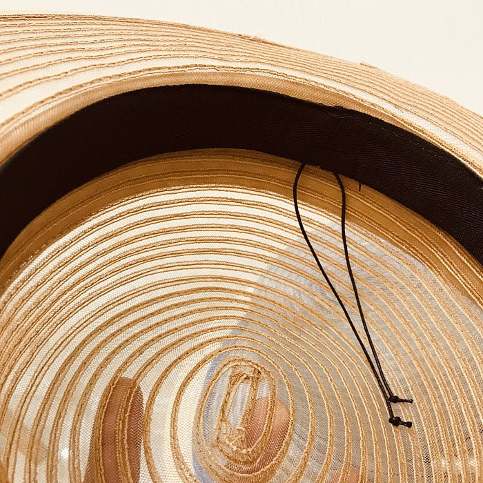 Sunscreen Beach Fashion Hat Flat Brim Straw Hat - Urban Caps