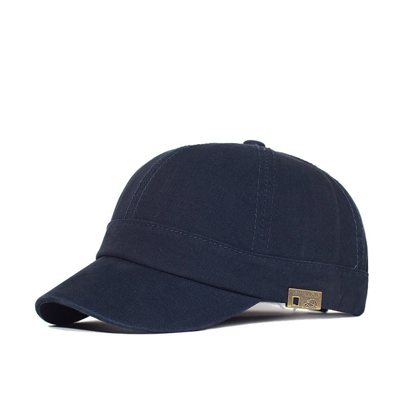 Vintage Short Brim Cotton Soft Dad Cap - Urban Caps