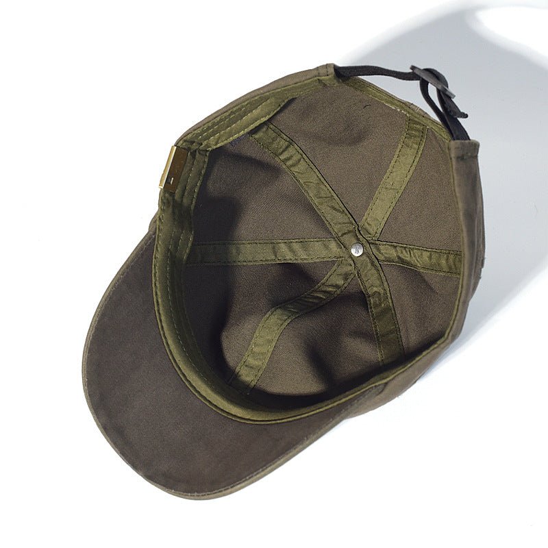 Vintage Short Brim Cotton Soft Dad Cap - Urban Caps