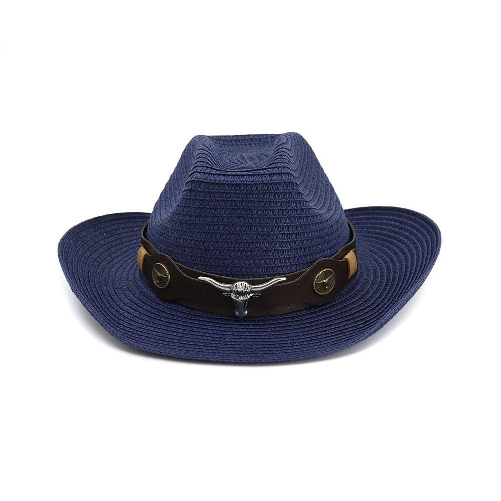 Western Ethnic Straw Hat Cowboy Hat - Urban Caps