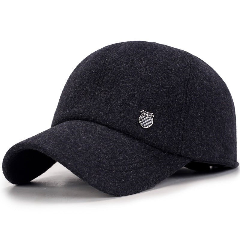 Winter Woolen Ear Protection Dad Cap - Urban Caps