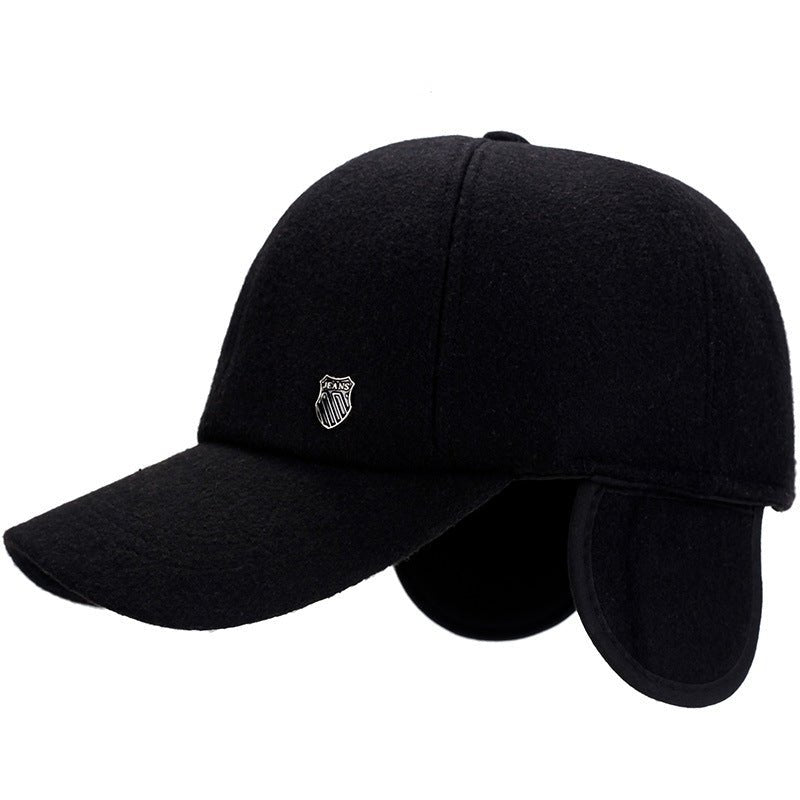 Winter Woolen Ear Protection Dad Cap - Urban Caps