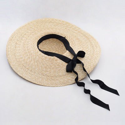 Women Sun Hat French Style Wide Brim Straw Hat - Urban Caps