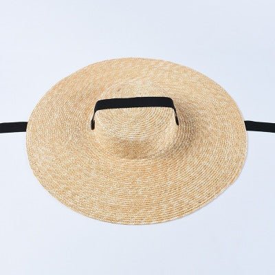 Women Sun Hat French Style Wide Brim Straw Hat - Urban Caps